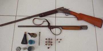 CIPPA Lençóis apreende arma, munições e petrechos de caça em Buritirama
