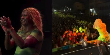 Liniker emociona público em sua estreia no Festival de Lençóis