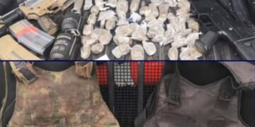 Arsenal com fuzil de uso restrito e granadas é apreendido em Iramaia