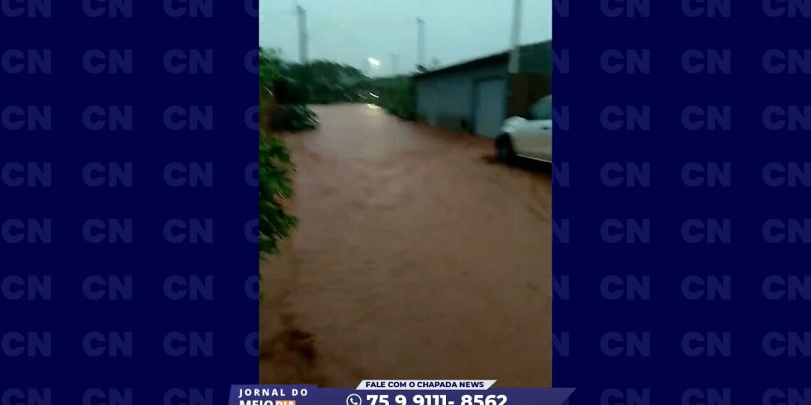 JMD: Chuvas intensas são registradas na Chapada nesta sexta-feira