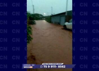 JMD: Chuvas intensas são registradas na Chapada nesta sexta-feira