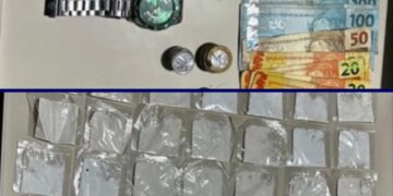 CIPE Chapada apreende drogas em Novo Horizonte