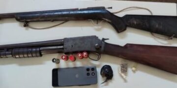 Drogas e armas de fogo são apreendidas em Itaetê