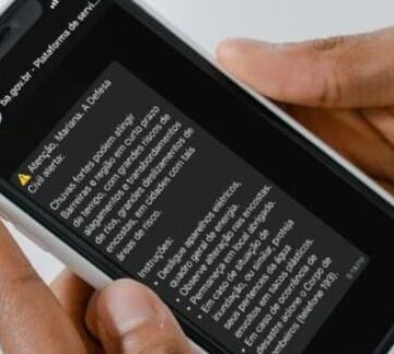 Governo envia alerta de chuvas intensas por WhatsApp para mais de 600 mil pessoas