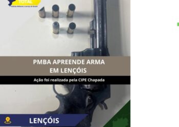 Em Lençóis, revólver é apreendido após confronto durante Operação Força Total
