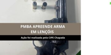 Em Lençóis, revólver é apreendido após confronto durante Operação Força Total