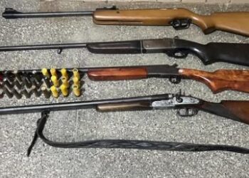 Em Ibitiara, espingardas e munições são apreendidas durante ação policial