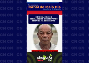 JMD: senhor de Boninal que estava desaparecido é encontrado sem vida na zona rural