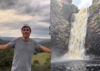 Jorge Vercillo visita Chapada Diamantina e conhece a cachoeira do Buracão em Ibicoara