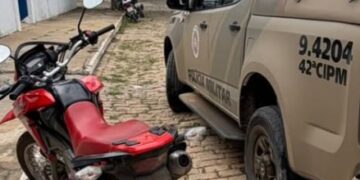 Palmeiras: Operação Força Total recupera motocicleta roubada no centro da cidade