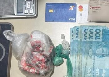 Ação conjunta resulta em apreensão de drogas em Seabra