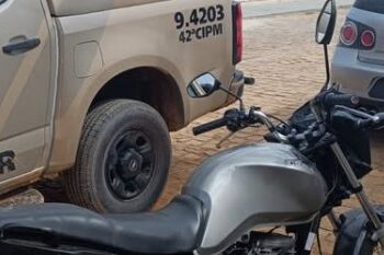Polícia Militar recupera motocicleta furtada e prende suspeito em Utinga