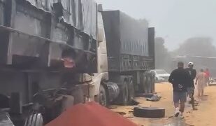 Grave colisão interdita trecho da BR-242 em Seabra por mais de cinco horas