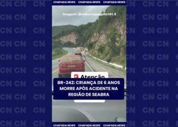 BR-242 : Criança de 6 anos morre após acidente na região de Seabra