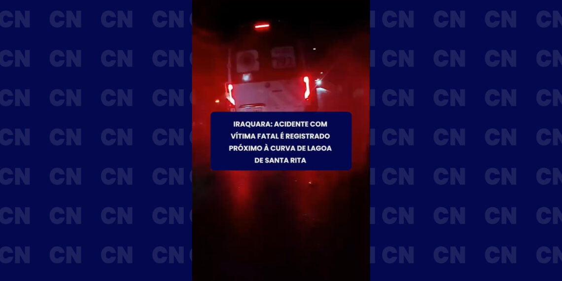 Iraquara: acidente com vítima fatal é registrado próximo à curva na Lagoa de Santa Rita