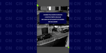 Homem pula muro durante a noite e furta celular em casa do estudante de Seabra em Salvador