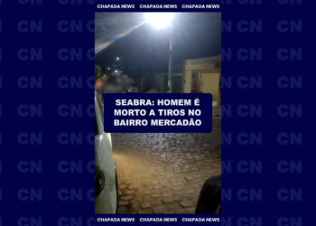 Seabra: Homem é morto a tiros no bairro Mercadão