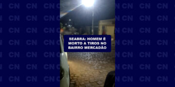 Seabra: Homem é morto a tiros no bairro Mercadão