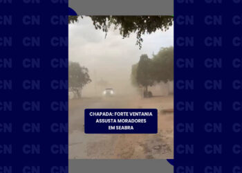 Chapada: forte ventania assusta moradores de Seabra